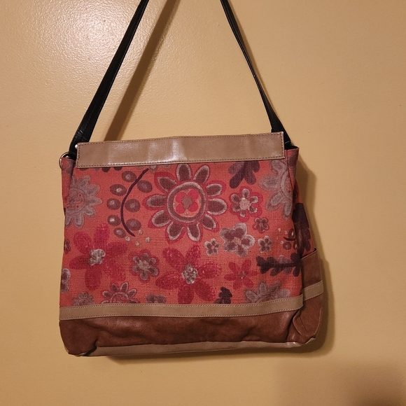 Miche Handbags - Miche orange/brown shoulder bag. Magnetic top